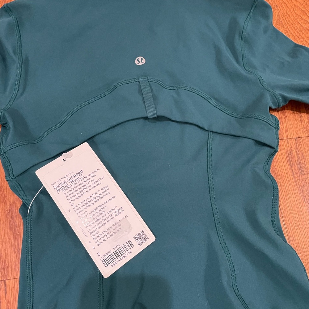 Lululemon Cropped Define Jacket *Nulu
Storm Teal size 2 W3HB5S - Picture 8 of 10